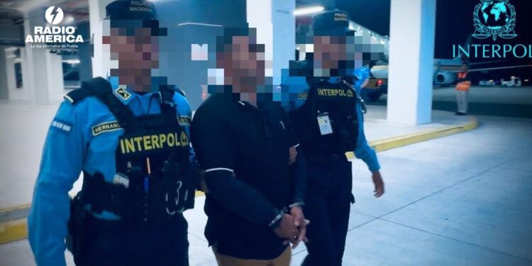 INTERPOL captura a hondureño extraditado de España por presunto homicidio