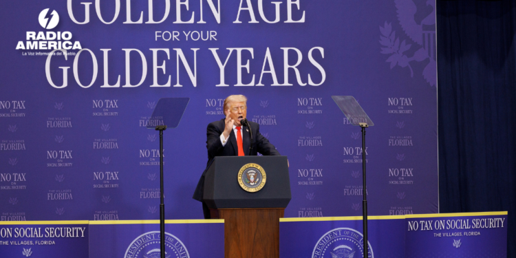 Trump imita la voz de Sheinbaum y reafirma su postura sobre el Golfo de México