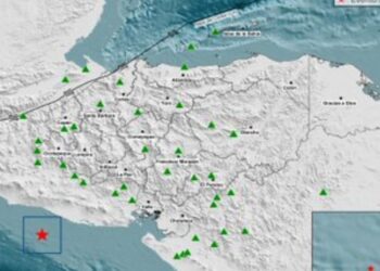 Un sismo de magnitud 5,6 sacude el Pacífico hondureño sin causar daños ni víctimas