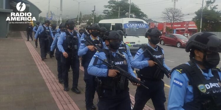 DAET refuerza seguridad en el transporte público de la capital