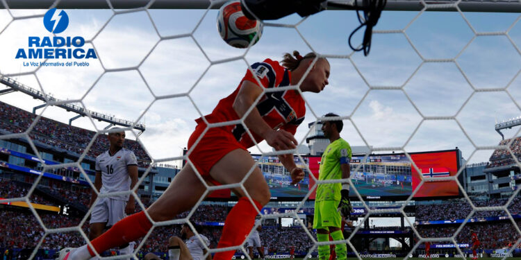 1-4. Debut soñado de Haaland en el regreso de Noruega al Mundial