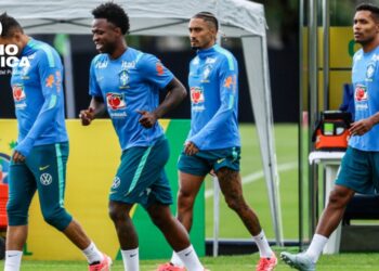 Raphinha, Bruno Guimarães y Gabriel Magalhães entrenan por separado con Brasil