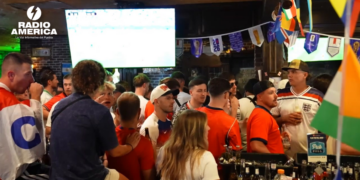 Aficionados del Inglaterra-Croacia bebieron 45.349 cervezas en un bar cercano al estadio