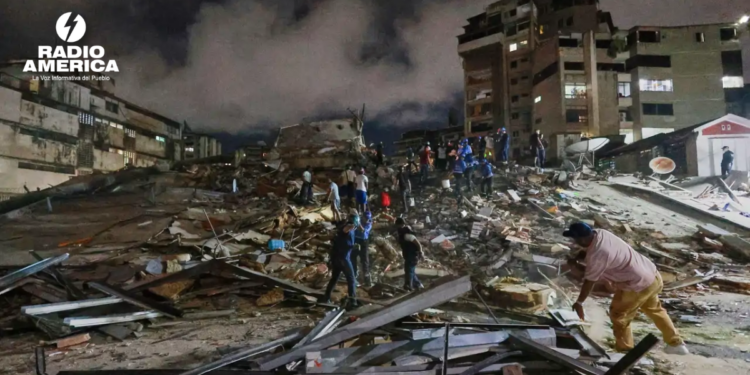Suben a 188 los muertos en Venezuela y a 1.520 los heridos tras los dos fuertes terremotos