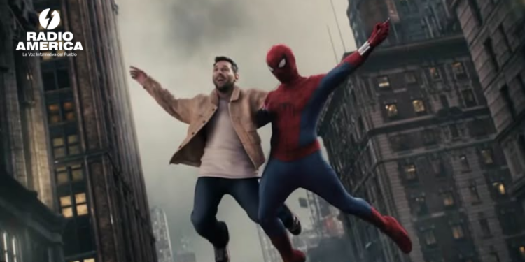 Lionel Messi conoce a Spider-Man en un divertido video promocional de la próxima película