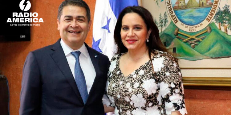 Esposa de Juan Orlando Hernández pide a hondureños recibirlo el 26 de julio tras indulto