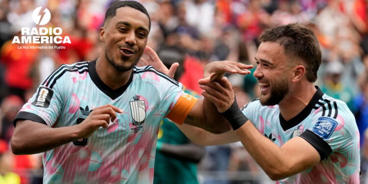 3-2. Hazaña de Bélgica en el minuto 125 y se clasificó de milagro para los octavos de final del Mundial