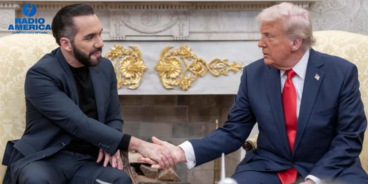 Trump vuelve a recibir a Bukele en la Casa Blanca para una reunión privada sin prensa