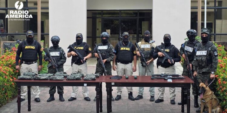 ATIC decomisa fusiles y granadas que iban dirigidos a una estructura criminal en la zona norte
