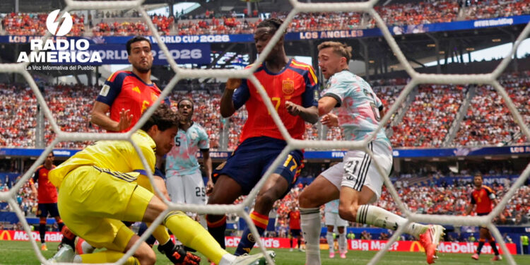 2-1. Mikel Merino no entiende de muros y lleva a España a semifinales