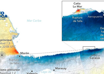 NASA: una falla desplazó hasta 60 centímetros superficie tras los terremotos en Venezuela