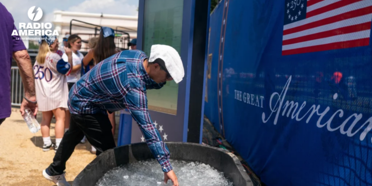 Ola de calor amenaza festejos por los 250 años de la Independencia de Estados Unidos