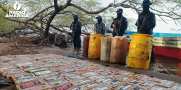 El Ejército de Nicaragua incauta 132 paquetes de cocaína y detiene a dos sospechosos