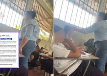 Secretaría de Educación anuncia acciones contra maestra que golpeó a una estudiante en Yoro