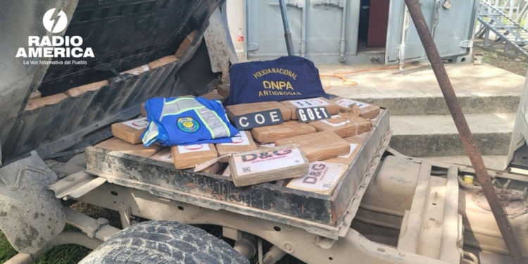 PolicÃa antidrogas incauta 90 kilos de cocaÃna y arresta a un sospechoso